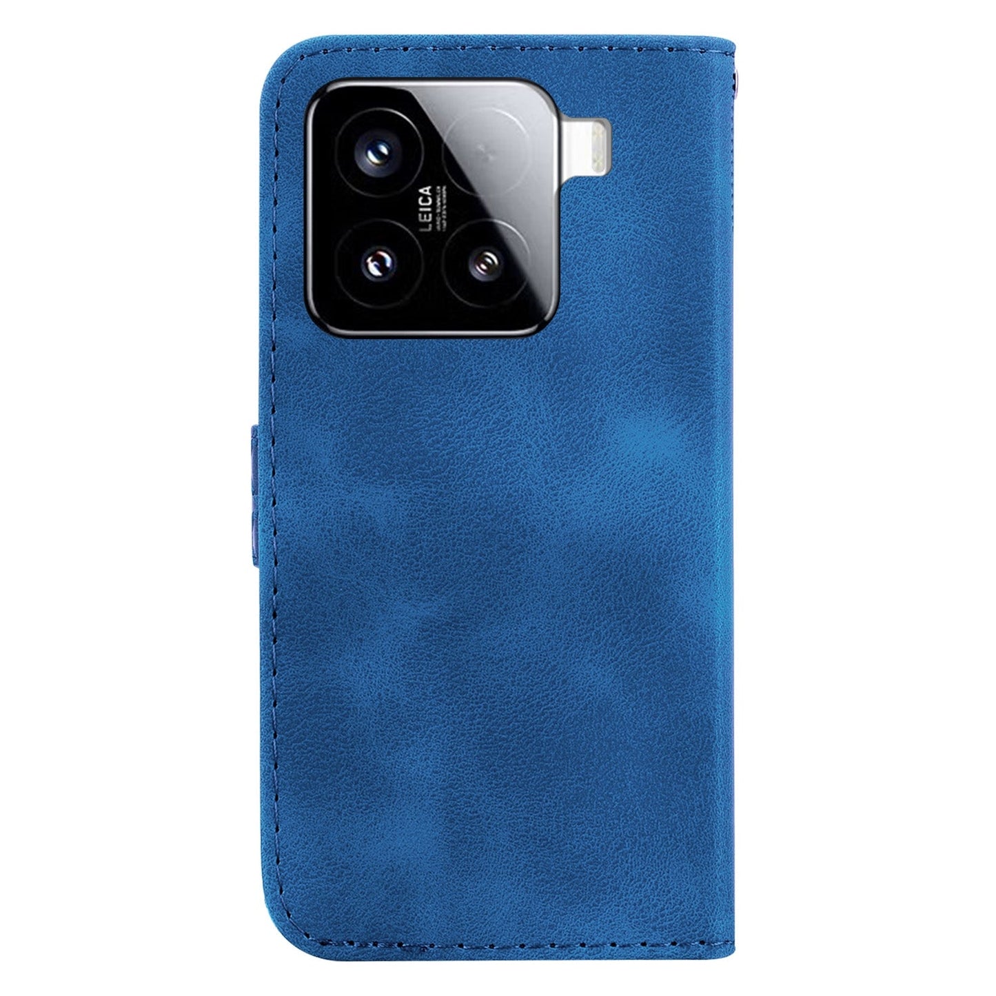 For Xiaomi 15 Seven-shaped Embossed Leather Phone Case(Blue)