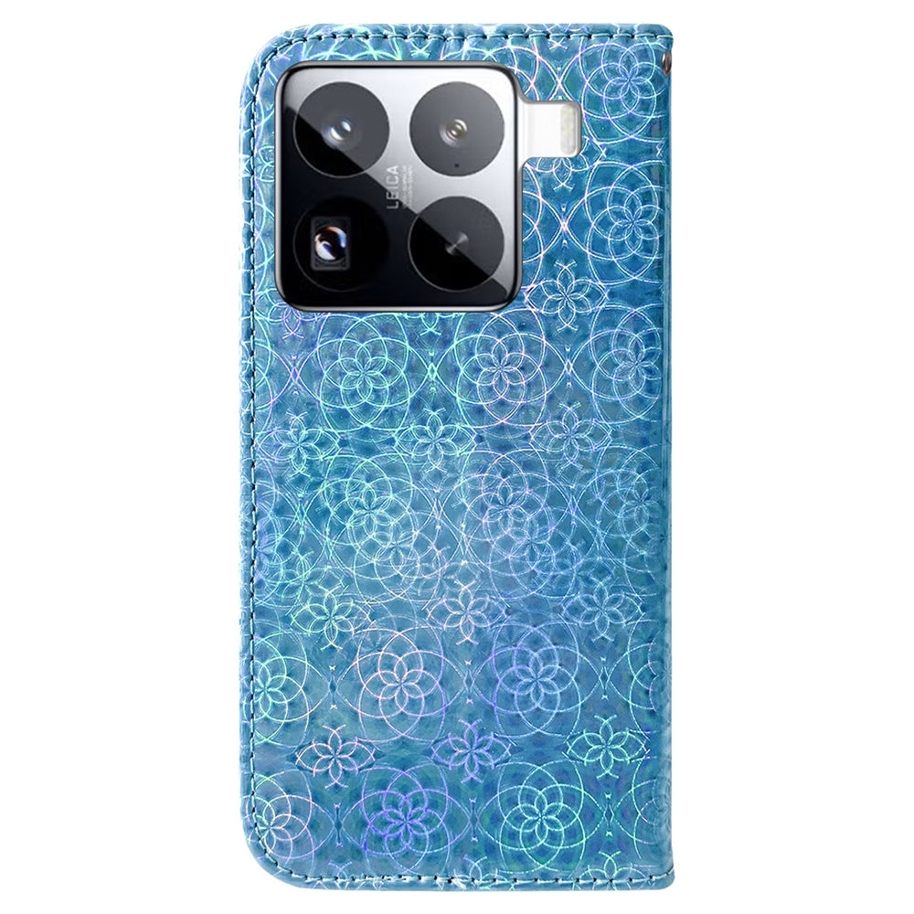 For Xiaomi 15 Pro Colorful Magnetic Buckle Leather Phone Case(Blue)
