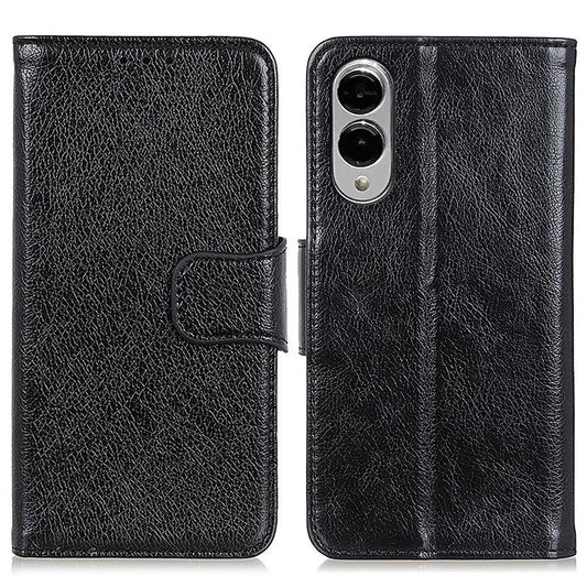 For Samsung Galaxy S25 Edge 5G Nappa Texture Horizontal Flip Leather Phone Case(Black)