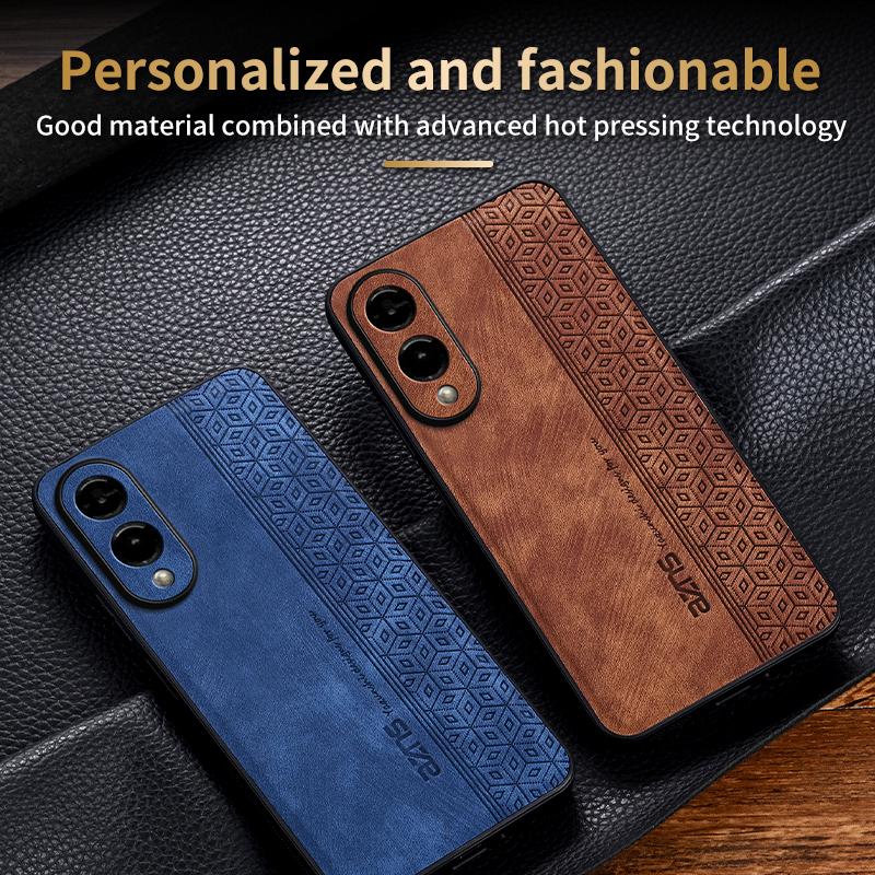 For Samsung Galaxy S25 Edge 5G AZNS 3D Embossed Skin Feel Phone Case(Sapphire Blue)