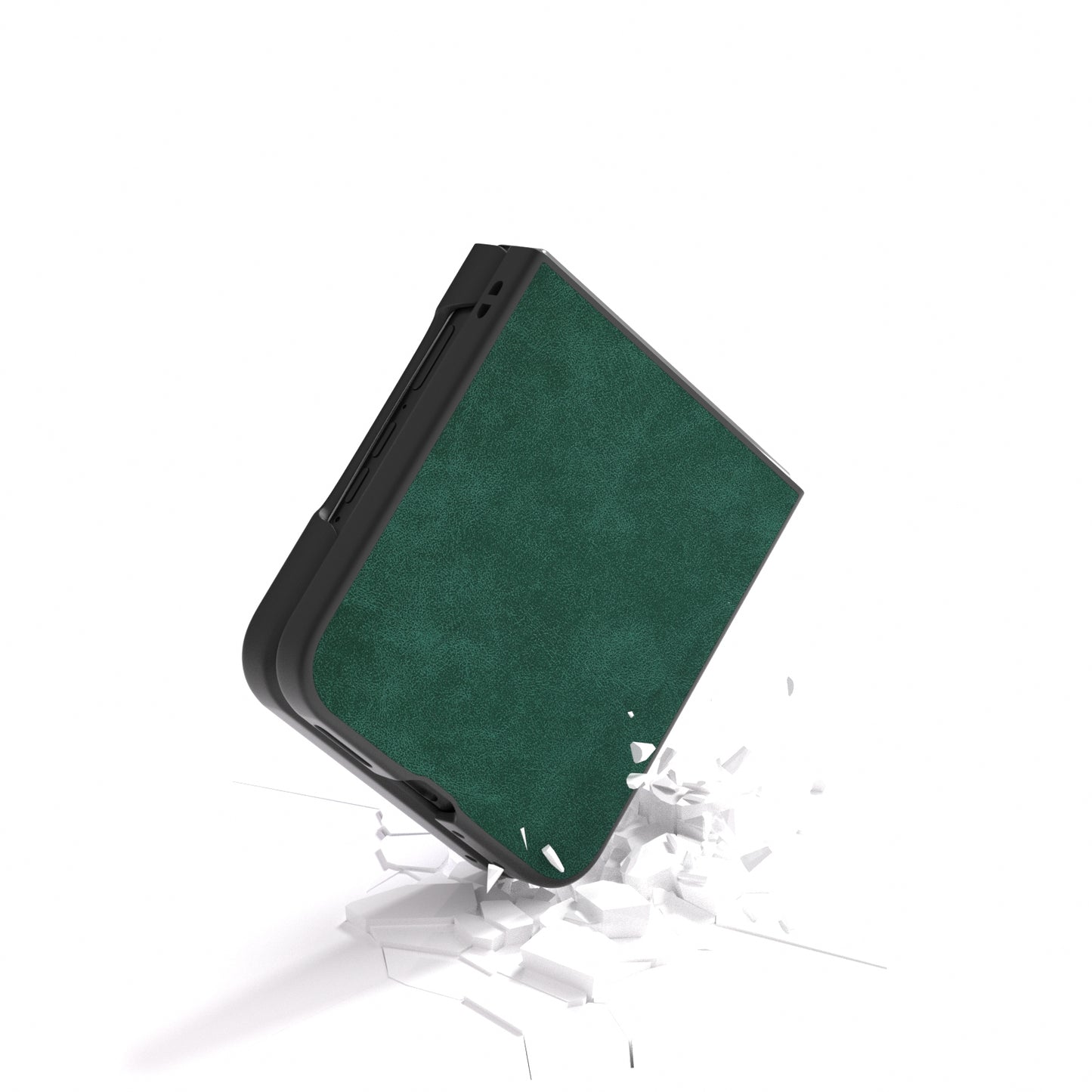 For Motorola Razr 50 Ultra PU Leather Frosted Phone Case(Green)