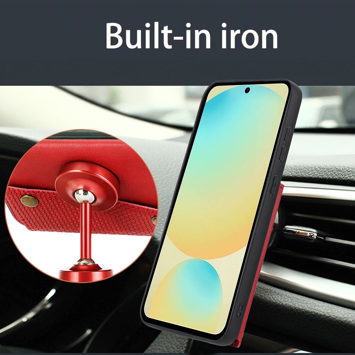 For Xiaomi 15 Pro Double Buckle Card Slots Magnetic Phone Case(Black)