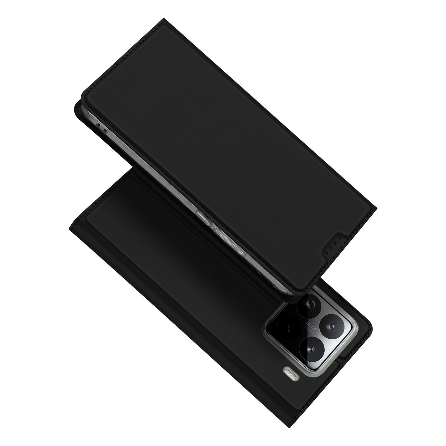 For Xiaomi 15 Pro DUX DUCIS Skin Pro Series Flip Leather Phone Case(Black)