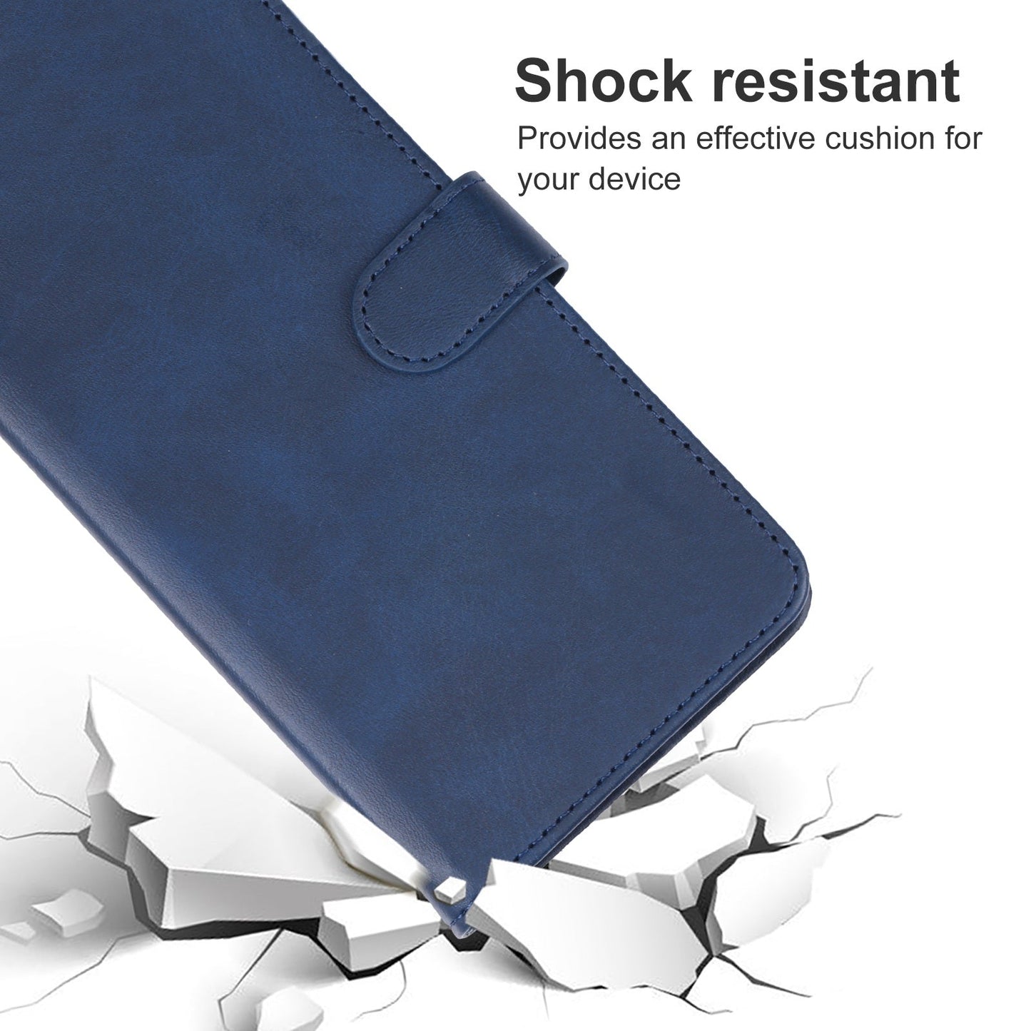 For Redmi 14C 4G Leather Phone Case(Blue)