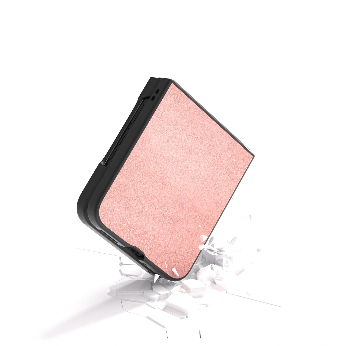 For Motorola Razr 50 Ultra Cowhide Texture PU Phone Case(Pink)