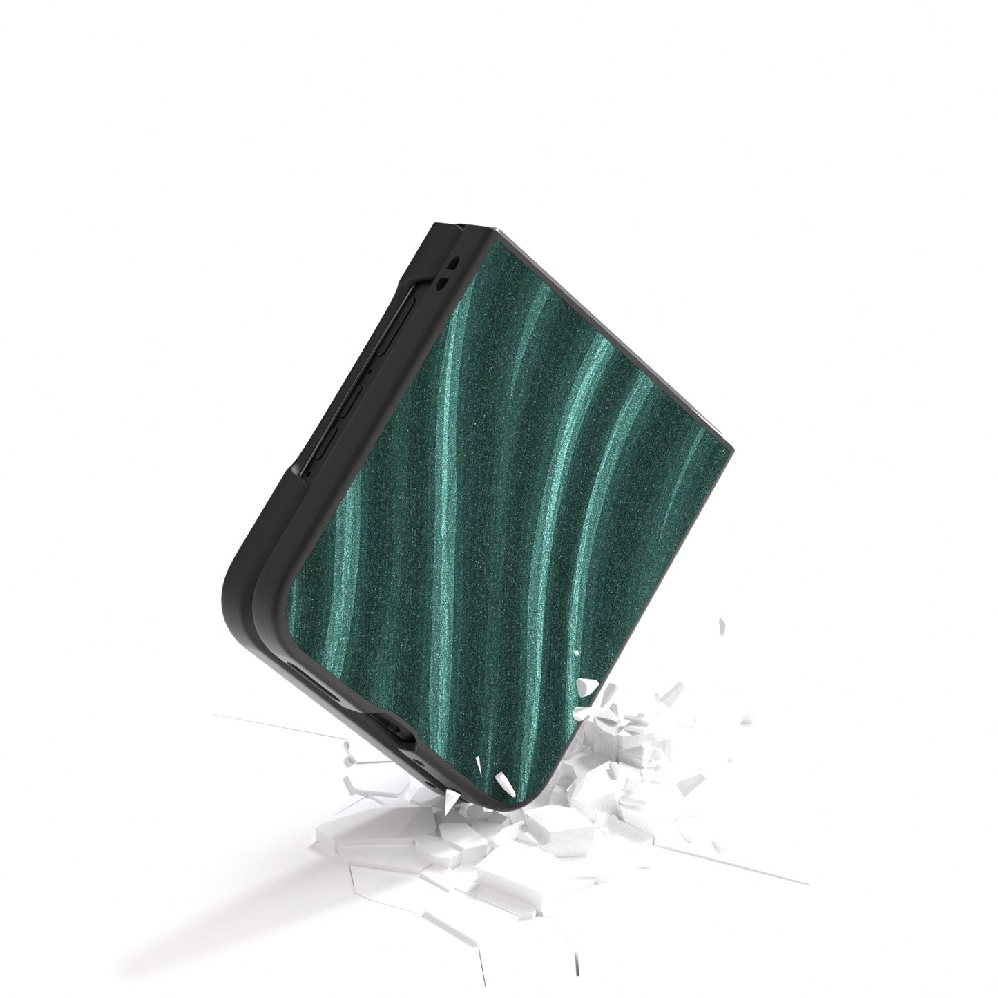 For Motorola Razr 50 Ultra Galactic Pattern Protective Phone Case(Green)