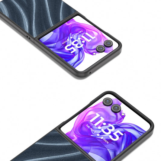 For Motorola Razr 50 Ultra Galactic Pattern Protective Phone Case(Blue)