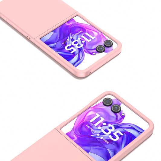 For Motorola Razr 50 Ultra Skin Feel Full Coverage Phone Case(Pink)