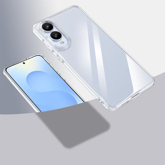 For Samsung Galaxy S25 Edge 5G Armor Clear TPU Hybrid PC Phone Case(Clear)