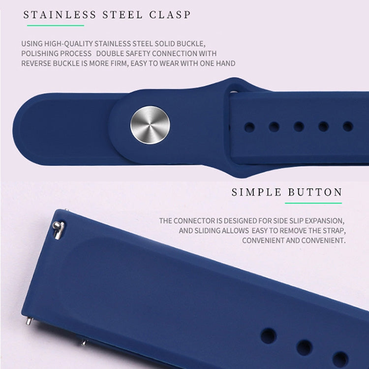 For Huami Amazfit GTS Silicone Replacement Strap Watchband, 22mm
