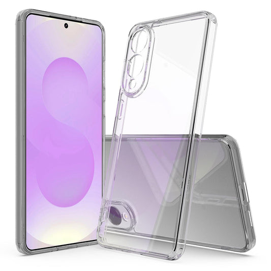 For Samsung Galaxy S25 Edge 5G Scratchproof Acrylic TPU Phone Case(Transparent)