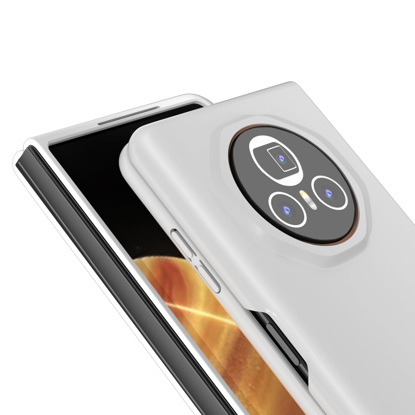 For Honor Magic V3 Skin Feel PC Phone Case(White)