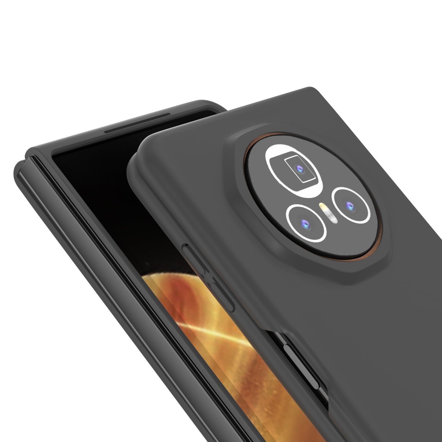 For Honor Magic V3 Skin Feel PC Phone Case(Black)