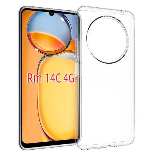 For Redmi 14C 4G Waterproof Texture TPU Phone Case(Transparent)