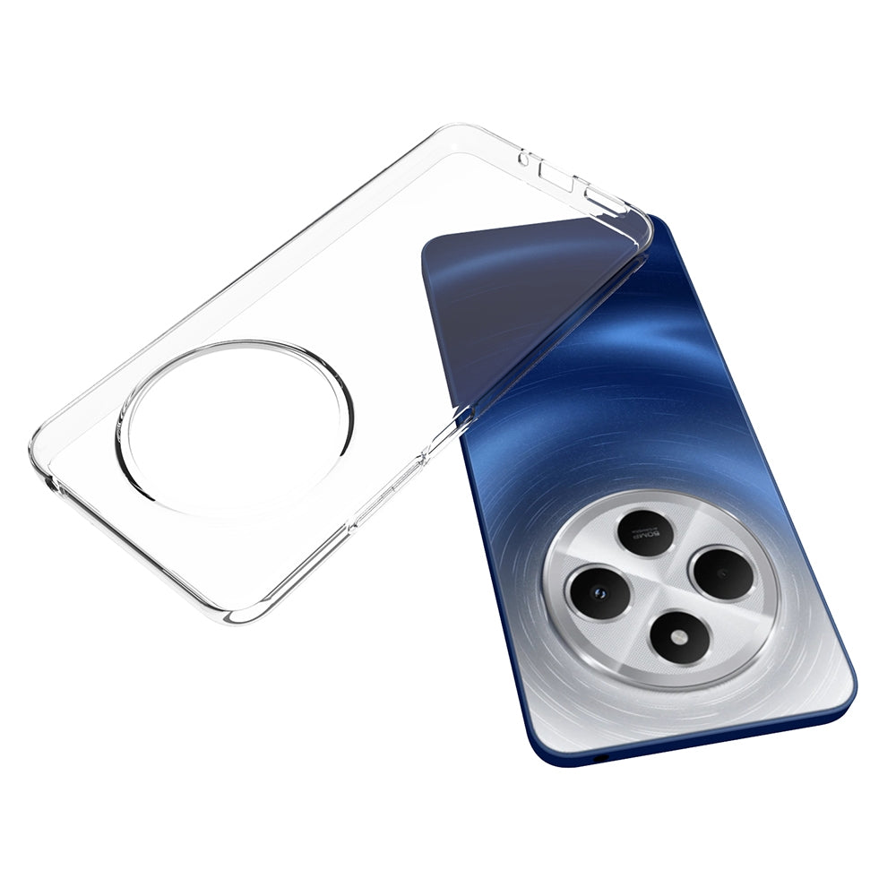 For Redmi 14C 4G Waterproof Texture TPU Phone Case(Transparent)