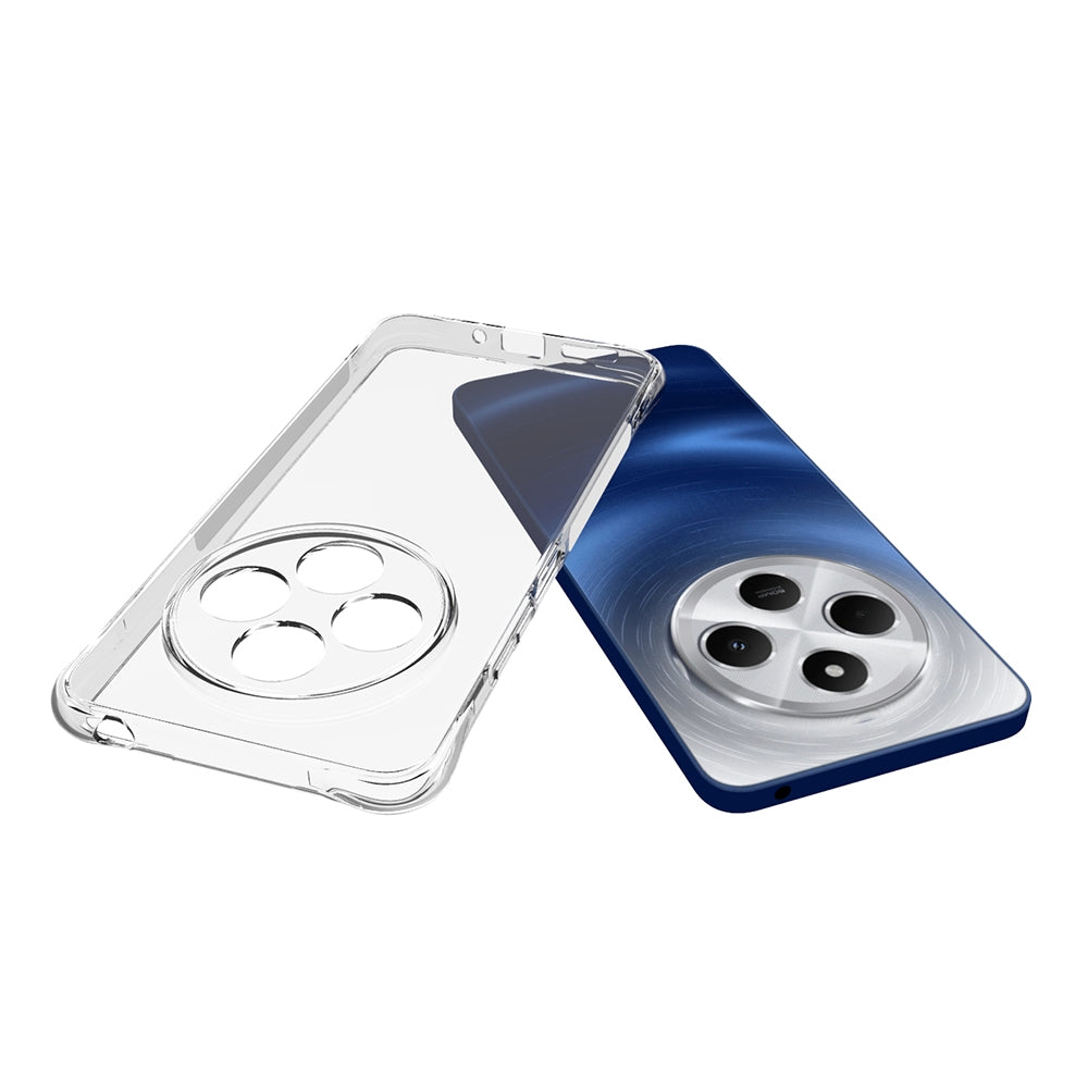 For Redmi 14C 4G Shockproof Non-slip Thickening TPU Phone Case(Transparent)