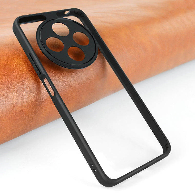 For Redmi 14C 4G Frosted TPU Hybrid Transparent PC Phone Case