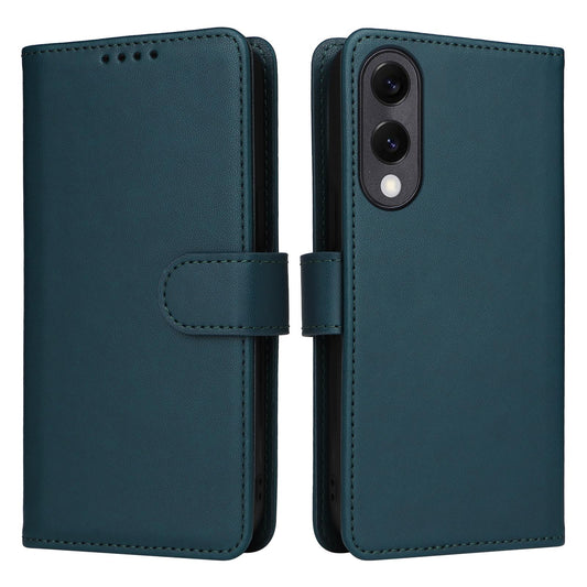 For Samsung Galaxy S25 Edge 5G BETOPNICE BN-005 2 in 1 Detachable Imitate Genuine Leather Phone Case(Blue)