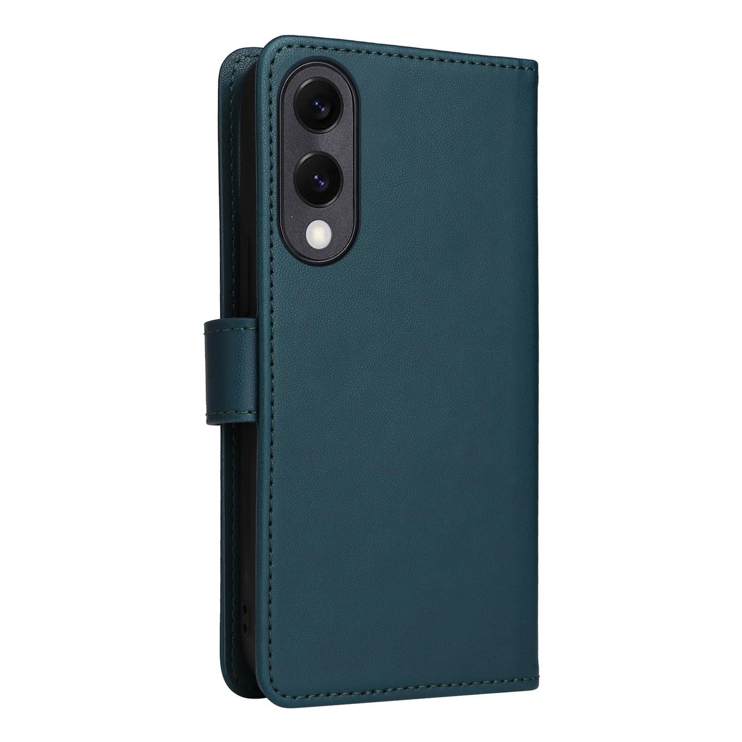 For Samsung Galaxy S25 Edge 5G BETOPNICE BN-005 2 in 1 Detachable Imitate Genuine Leather Phone Case(Blue)