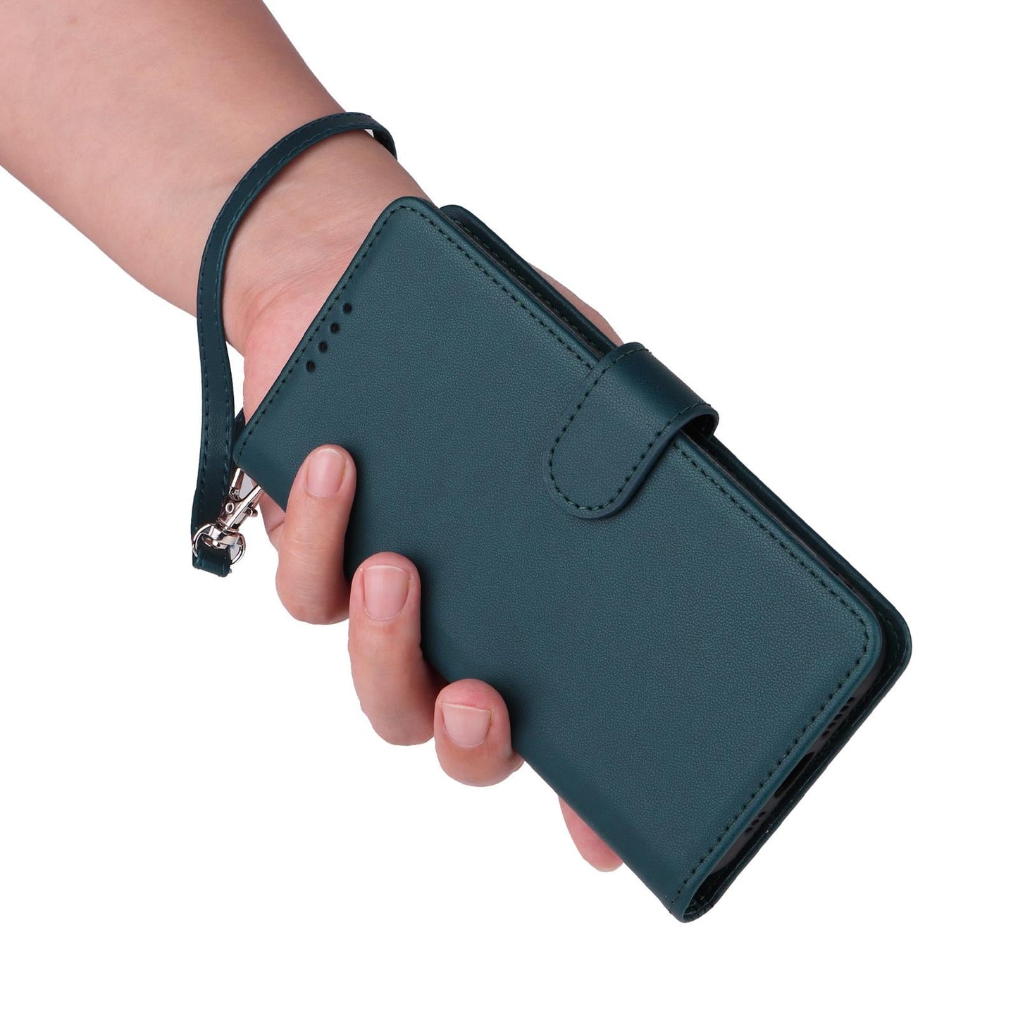 For Samsung Galaxy S25 Edge 5G BETOPNICE BN-005 2 in 1 Detachable Imitate Genuine Leather Phone Case(Blue)