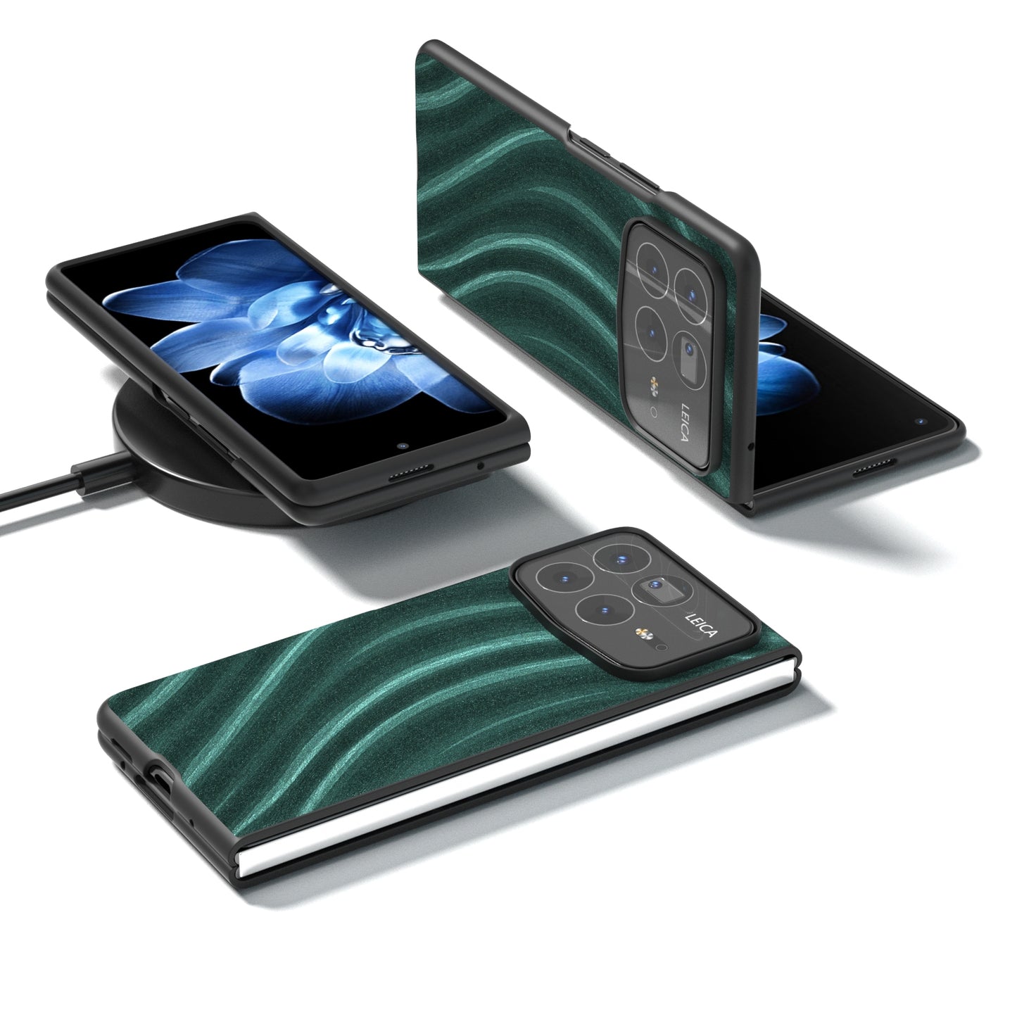 For Xiaomi Mix Fold 4 Galactic Pattern Protective Phone Case(Green)