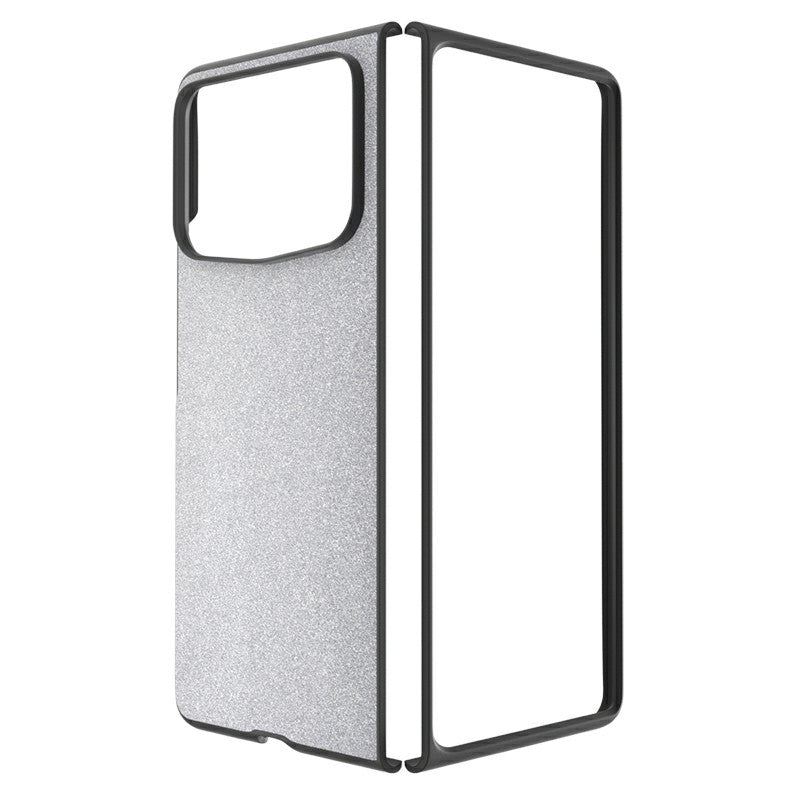For Xiaomi Mix Fold 4 Glitter Full Coverage PU + PC Phone Case(Silver)