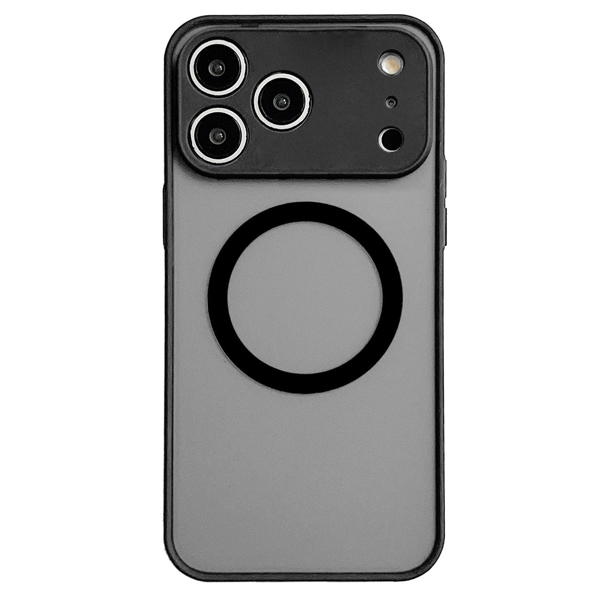 Compatible with iPhone 18 Pro Max Hawkeye Skin Feel MagSafe Phone Case - Black