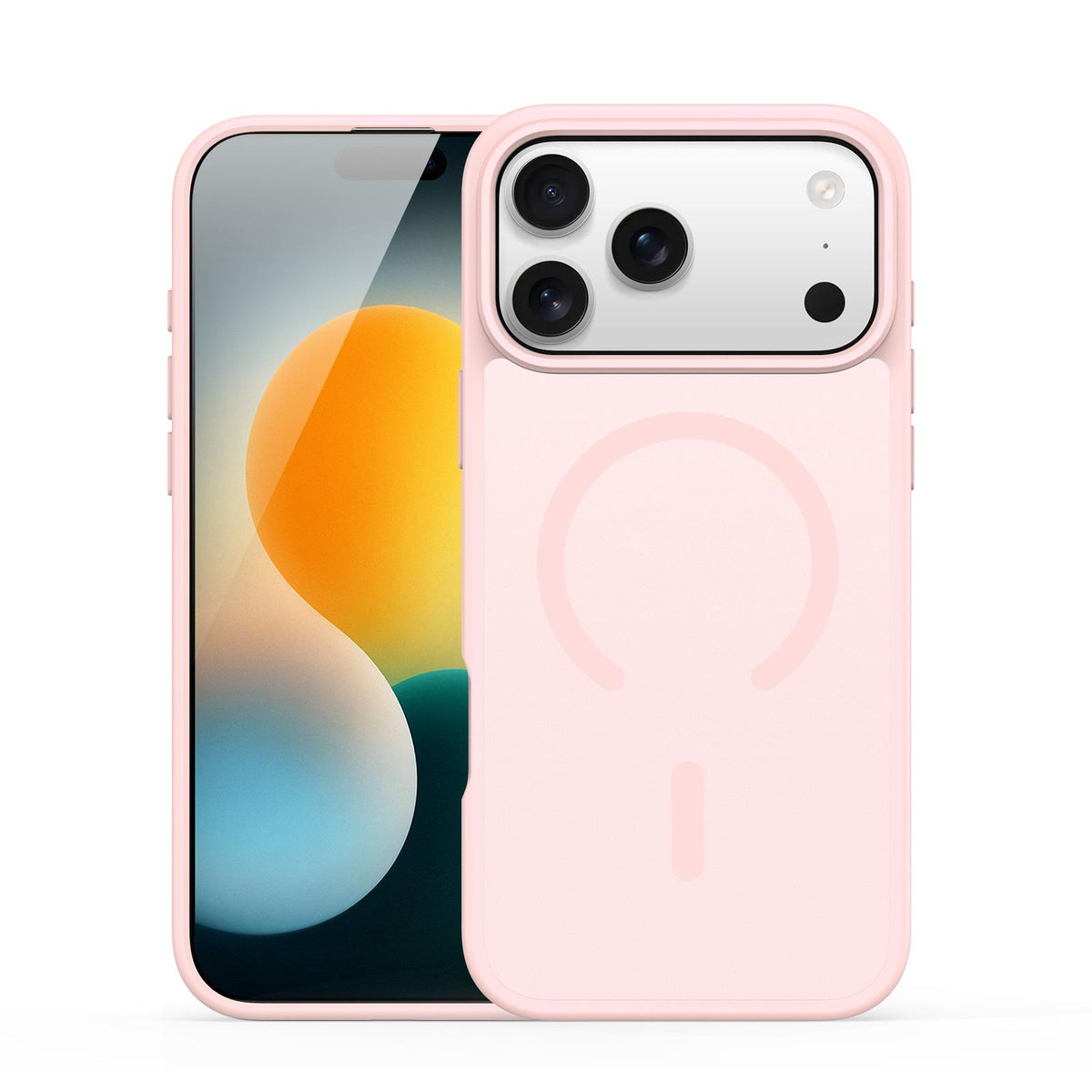 Compatible with iPhone 18 Pro Max & 17 Pro Max DUX DUCIS Yind Series MagSafe TPU Dual-Layer PC Phone Case - Light Pink