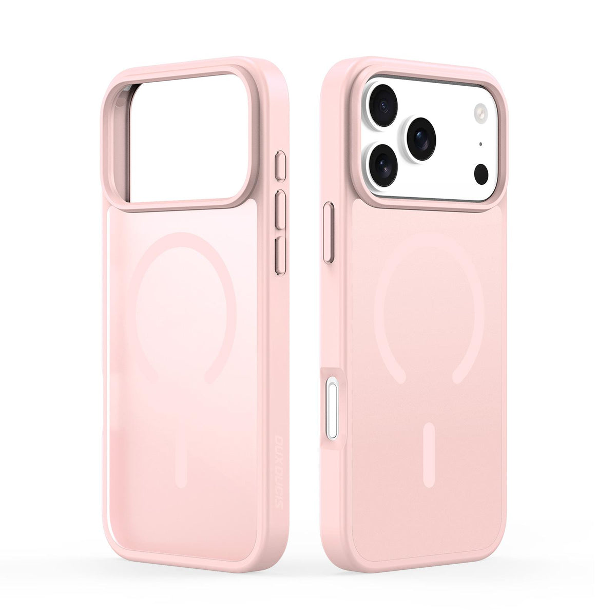 Compatible with iPhone 18 Pro Max & 17 Pro Max DUX DUCIS Yind Series MagSafe TPU Dual-Layer PC Phone Case - Light Pink