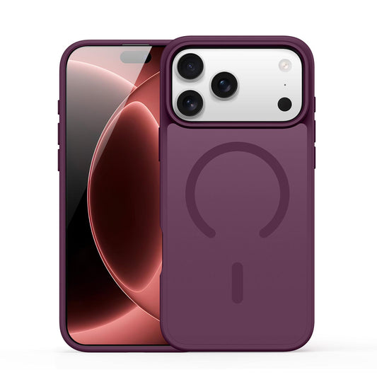 Compatible with iPhone 18 Pro Max & 17 Pro Max DUX DUCIS Yind Series MagSafe TPU Dual-Layer PC Phone Case - Cherry Red