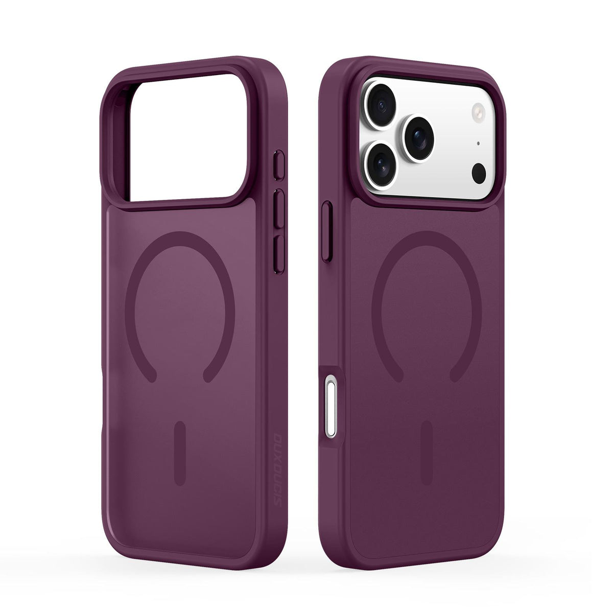 Compatible with iPhone 18 Pro Max & 17 Pro Max DUX DUCIS Yind Series MagSafe TPU Dual-Layer PC Phone Case - Cherry Red