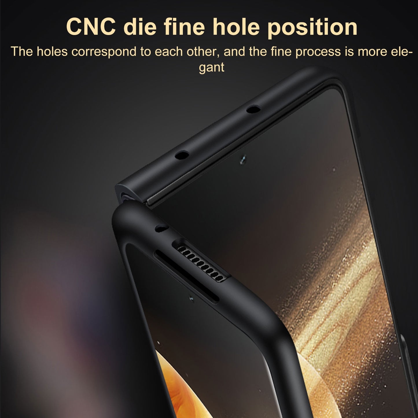 For Honor Magic V3 SULADA Shockproof TPU + Handmade Leather Phone Case(Orange)