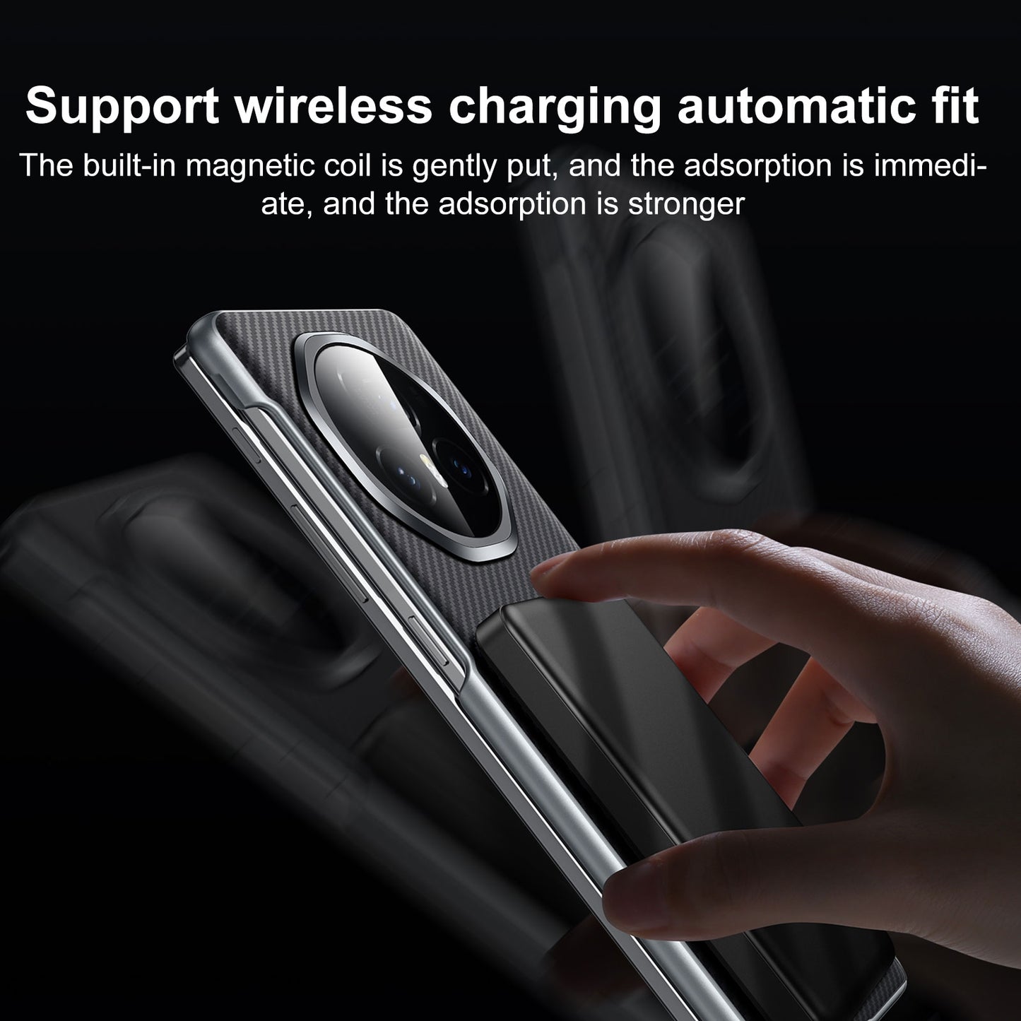 For Honor Magic V3 SULADA 600D Kevlar Texture PC Shockproof Phone Case(Brown)