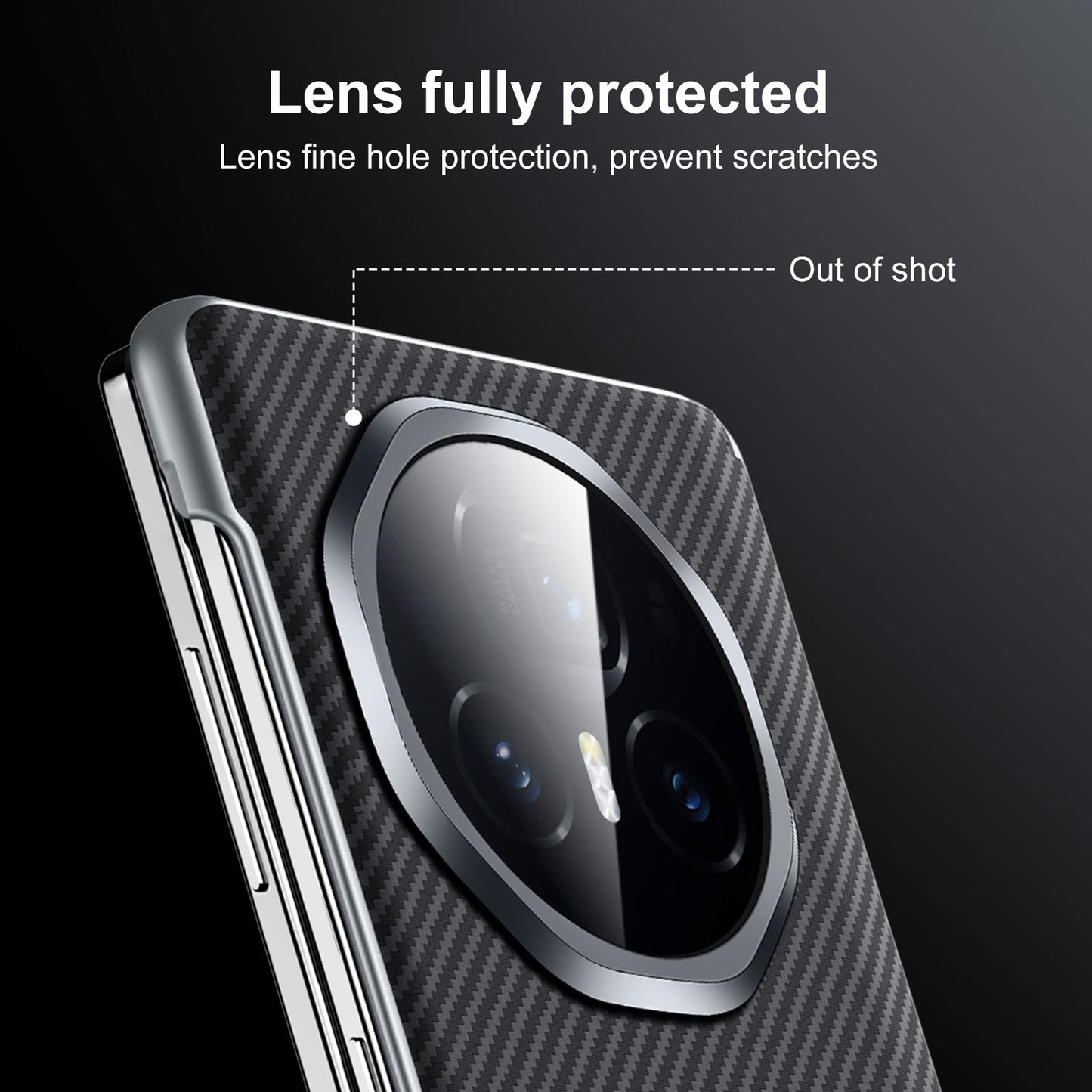 For Honor Magic V3 SULADA 600D Kevlar Texture PC Shockproof Phone Case(Blue)