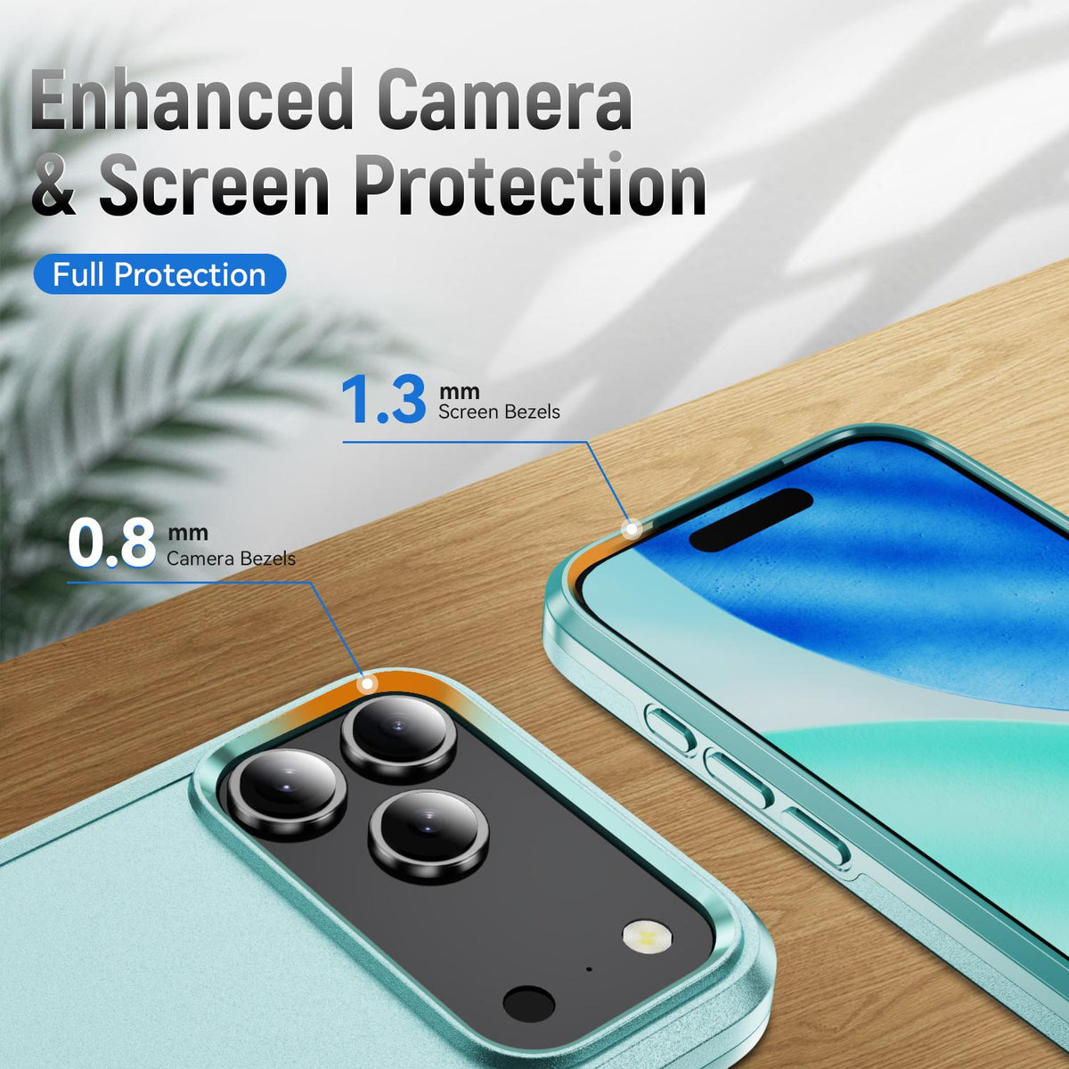 Compatible with iPhone 18 Pro Max Pioneer Armor Heavy Duty PC + TPU Phone Case - Green