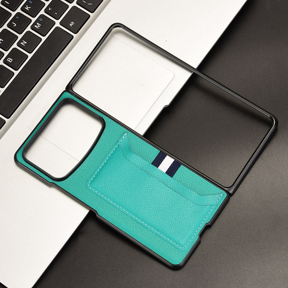 For Xiaomi Mix Fold 4 Litchi Texture Card Slots Back Cover Phone Case(Green)