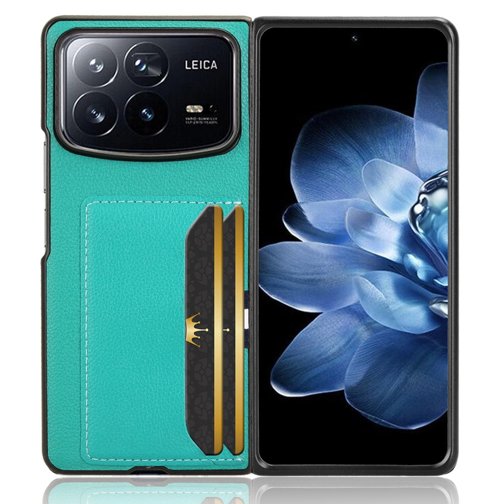 For Xiaomi Mix Fold 4 Litchi Texture Card Slots Back Cover Phone Case(Green)