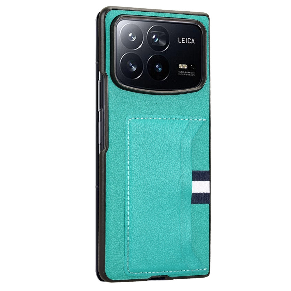 For Xiaomi Mix Fold 4 Litchi Texture Card Slots Back Cover Phone Case(Green)