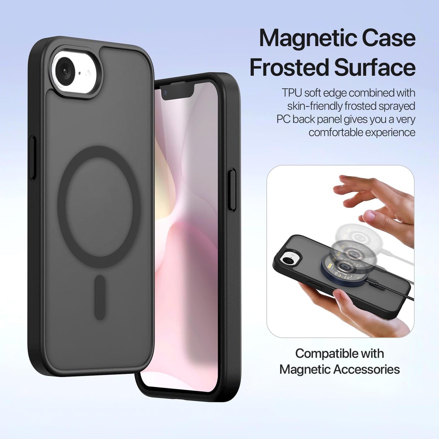 For iPhone 16e DUX DUCIS Lawa Series 2 in 1 Wallet Zipper Detachable MagSafe Phone Case with Lanyard(Black)