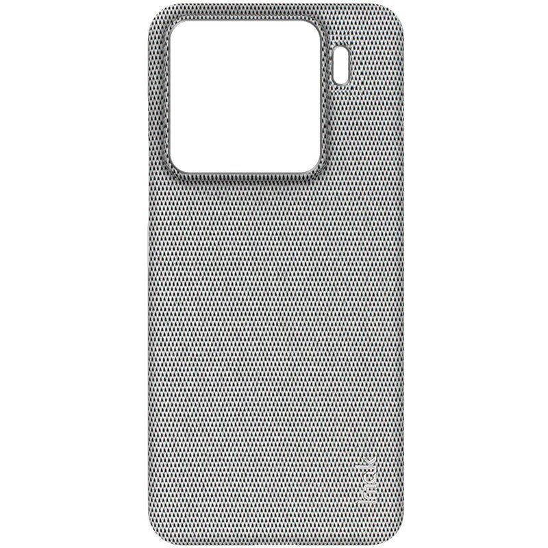 For Xiaomi 15 imak Ruiyi Series Cloth Texture PU + PC Phone Case(Light Grey)