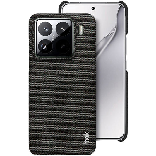 For Xiaomi 15 Pro imak Ruiyi Series Cloth Texture PU + PC Phone Case(Black)