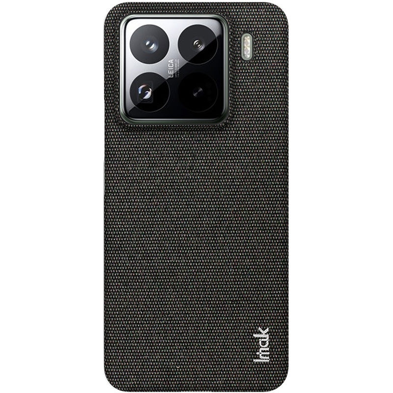 For Xiaomi 15 Pro imak Ruiyi Series Cloth Texture PU + PC Phone Case(Black)