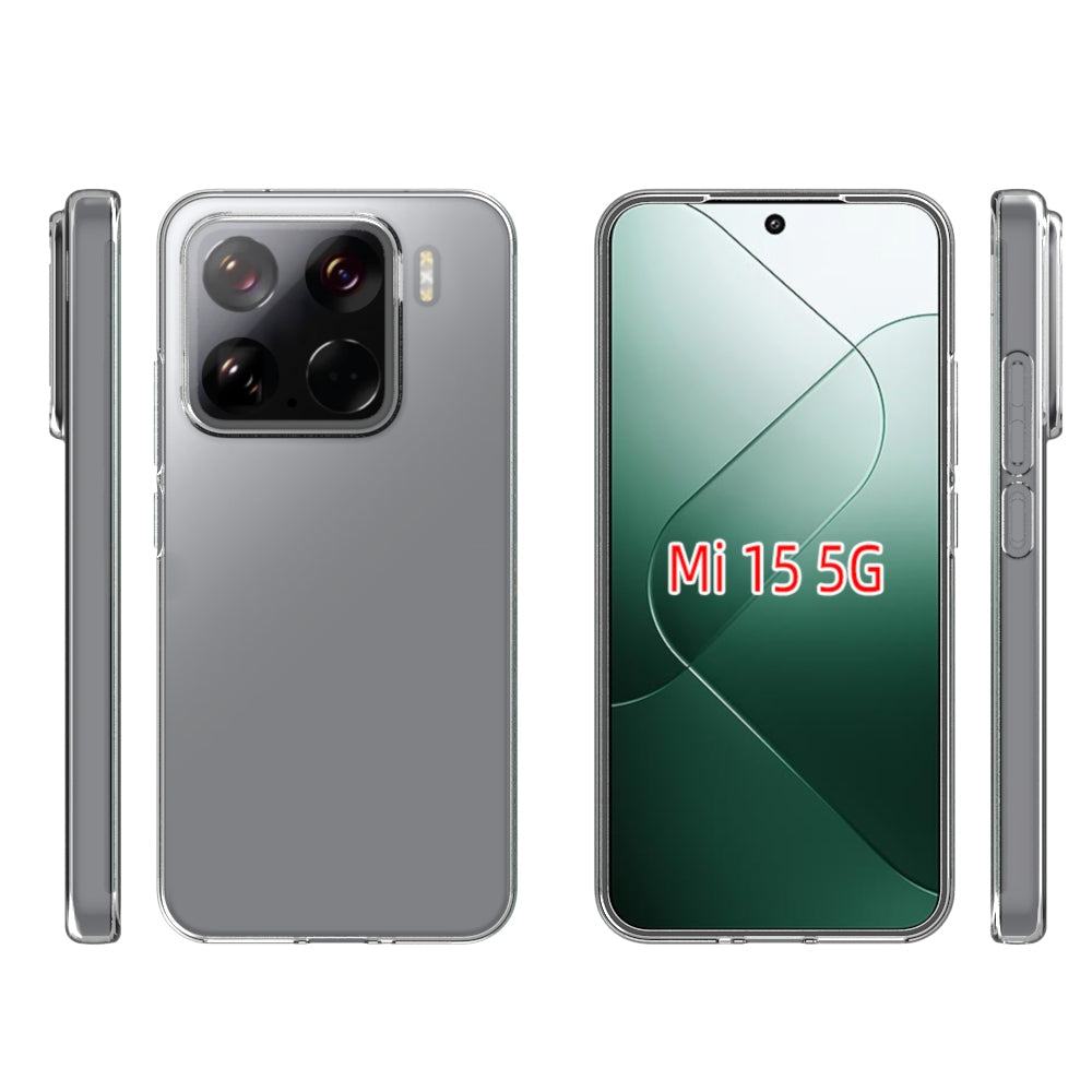 For Xiaomi 15 Waterproof Texture TPU Phone Case(Transparent)