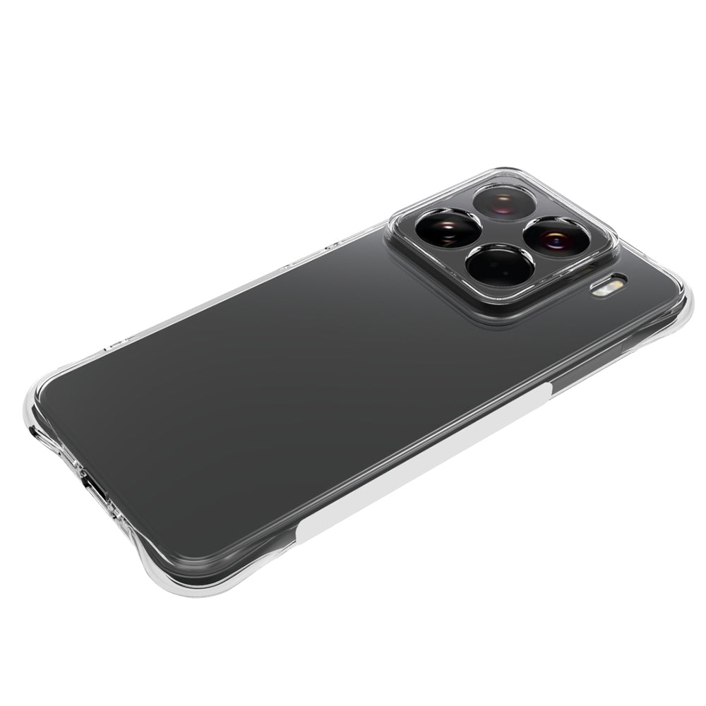 For Xiaomi 15 Pro Shockproof Non-slip Thickening TPU Phone Case(Transparent)