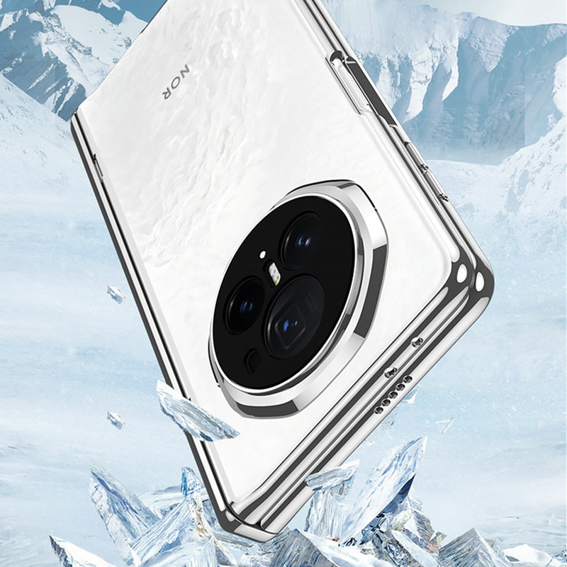 For Honor Magic V3 GKK Integrated Magnetic Fold Hinge Shockproof Phone Case(Silver)