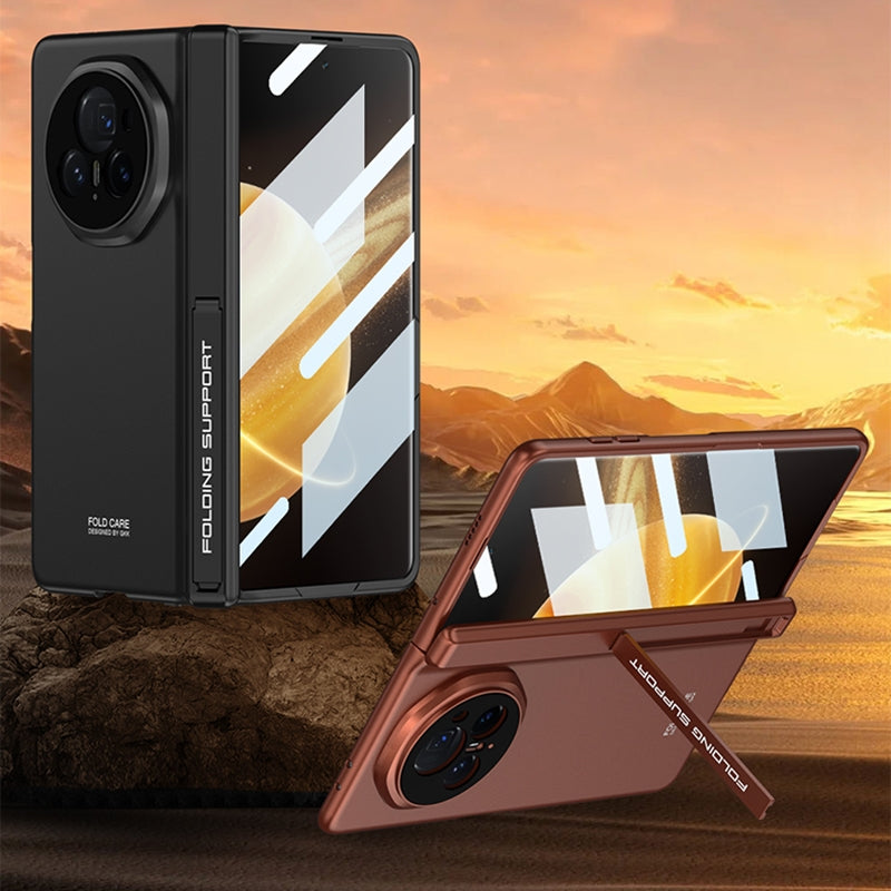 For Honor Magic V3 GKK Integrated Magnetic Folding Hinge All-inclusive Phone Case(Silver)