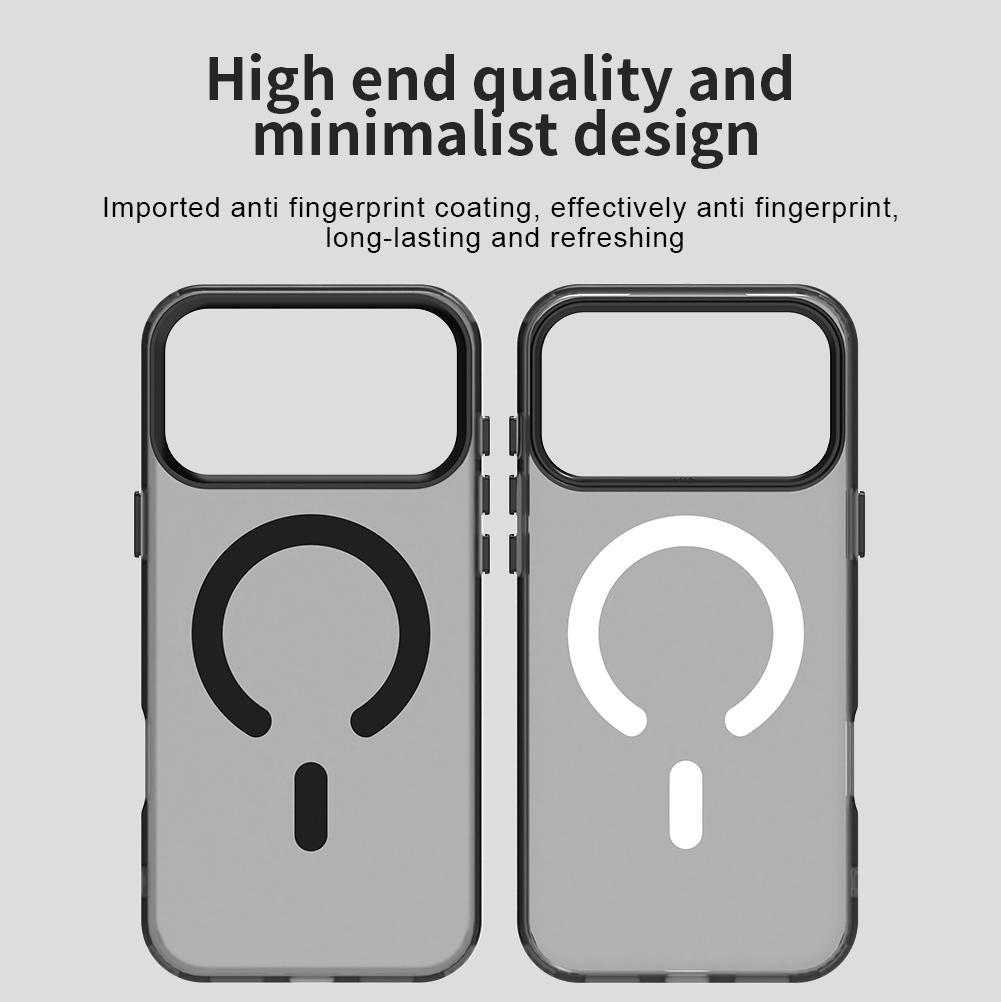Compatible with iPhone 18 Pro Max C-type Candy Magsafe PC Dual-Layer TPU Phone Case - Black