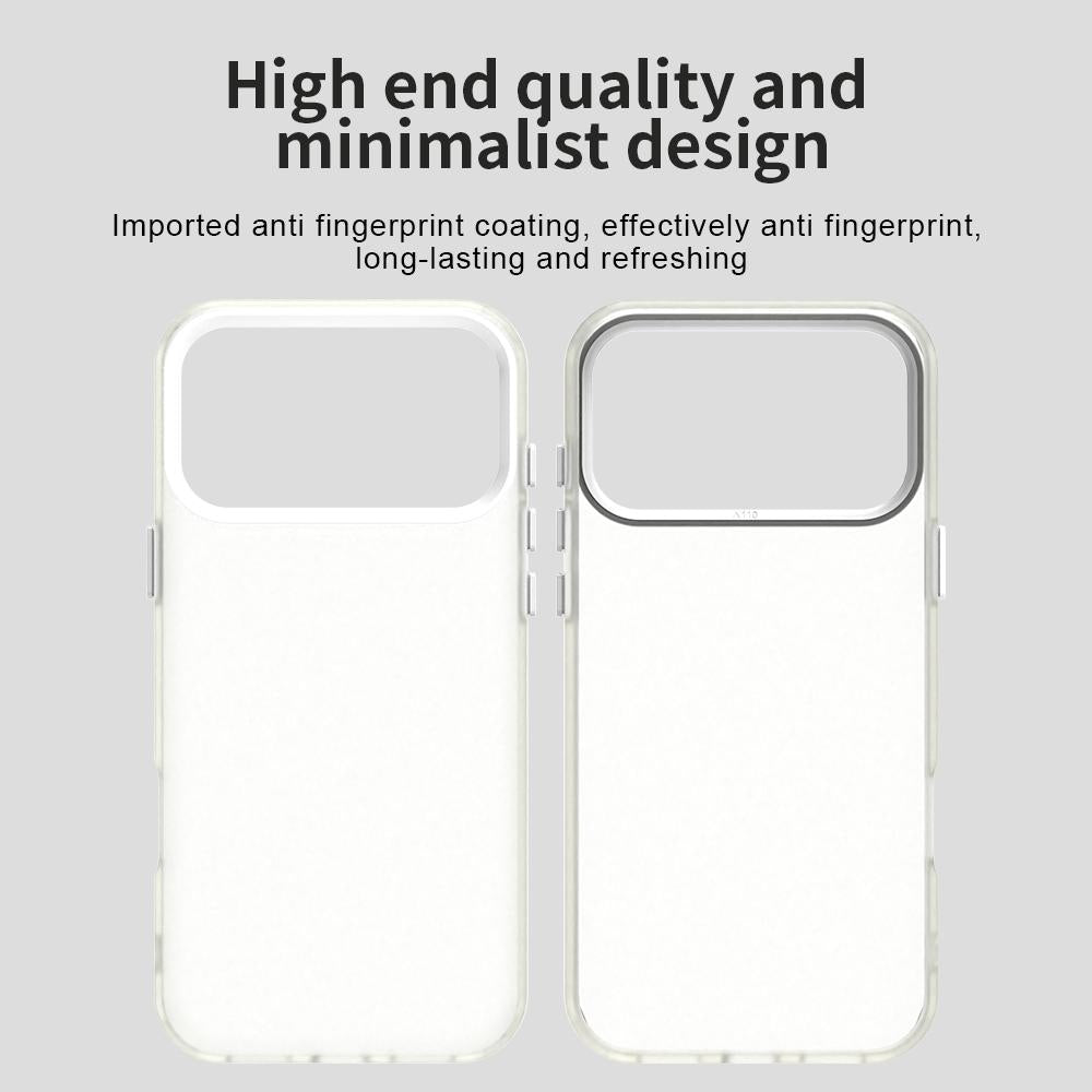 Compatible with iPhone 18 Pro Max Candy PC Dual-Layer TPU Shockproof Phone Case - White