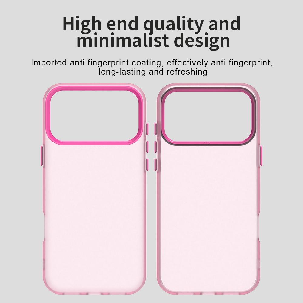Compatible with iPhone 18 Pro Max Candy PC Dual-Layer TPU Shockproof Phone Case - Red