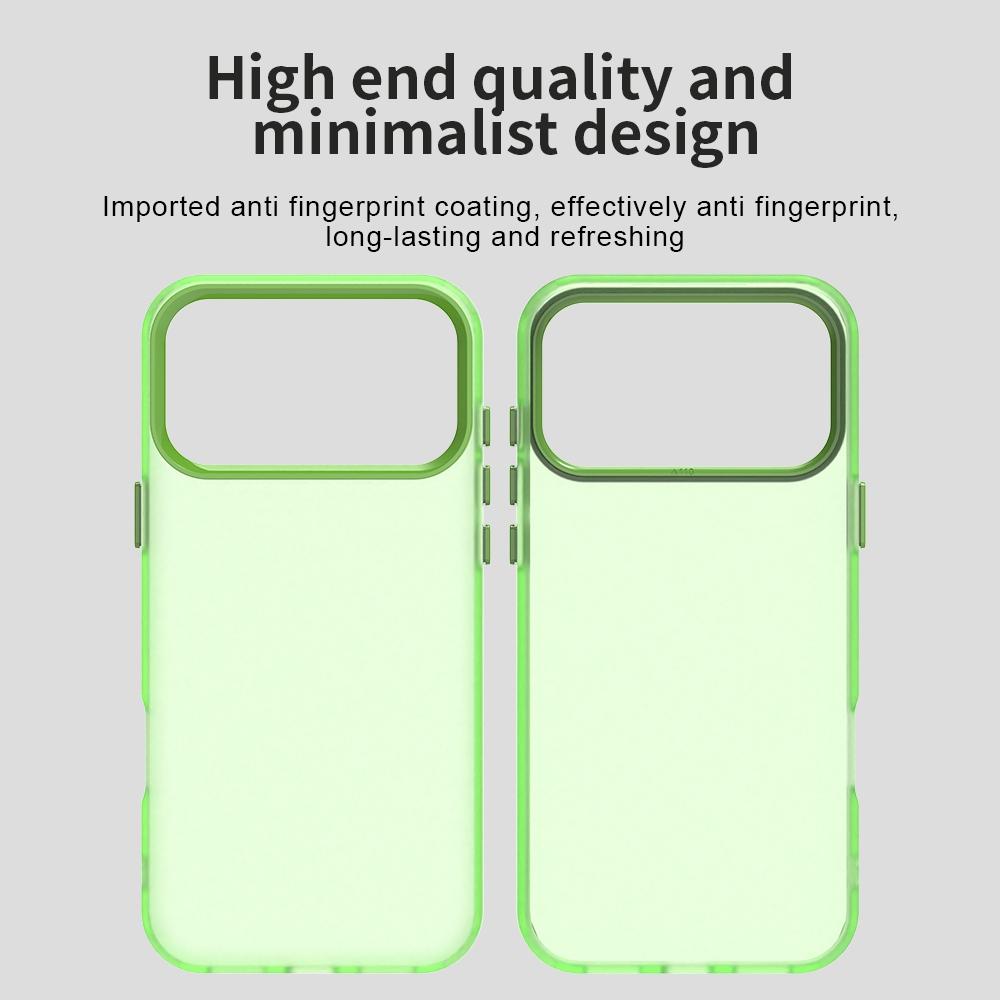 Compatible with iPhone 18 Pro Max Candy PC Dual-Layer TPU Shockproof Phone Case - Green